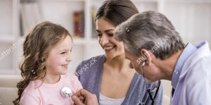 stock-photo-pediatrician-checks-breath-stethoscope-a-little-girl-in-the-arms-of-mother