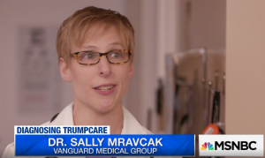 Dr. Sally Mravcak on the news