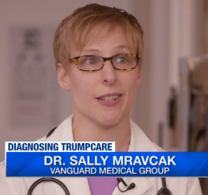 Dr. Sally Mravcak on the news